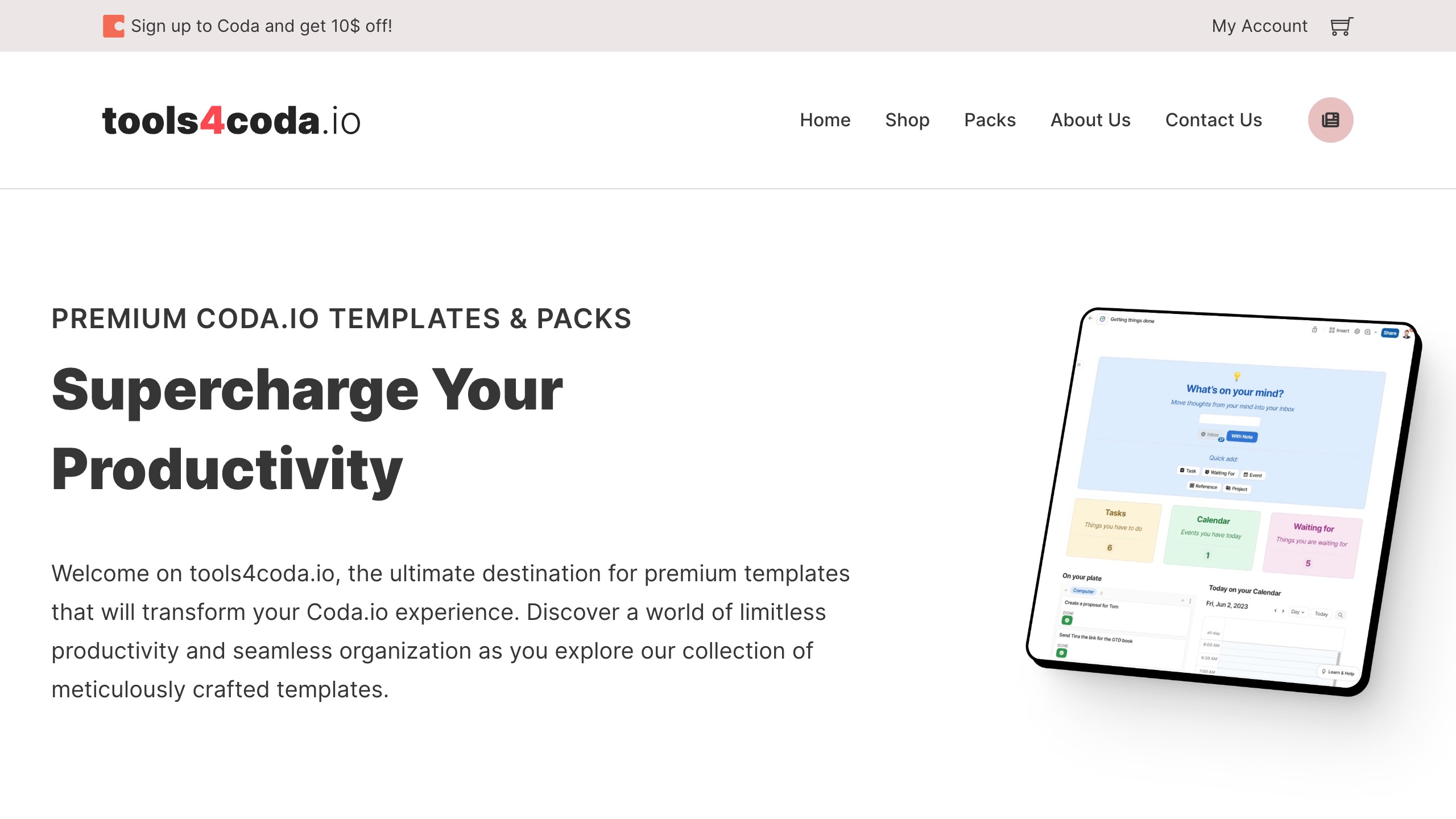 tools4coda.io Screenshot